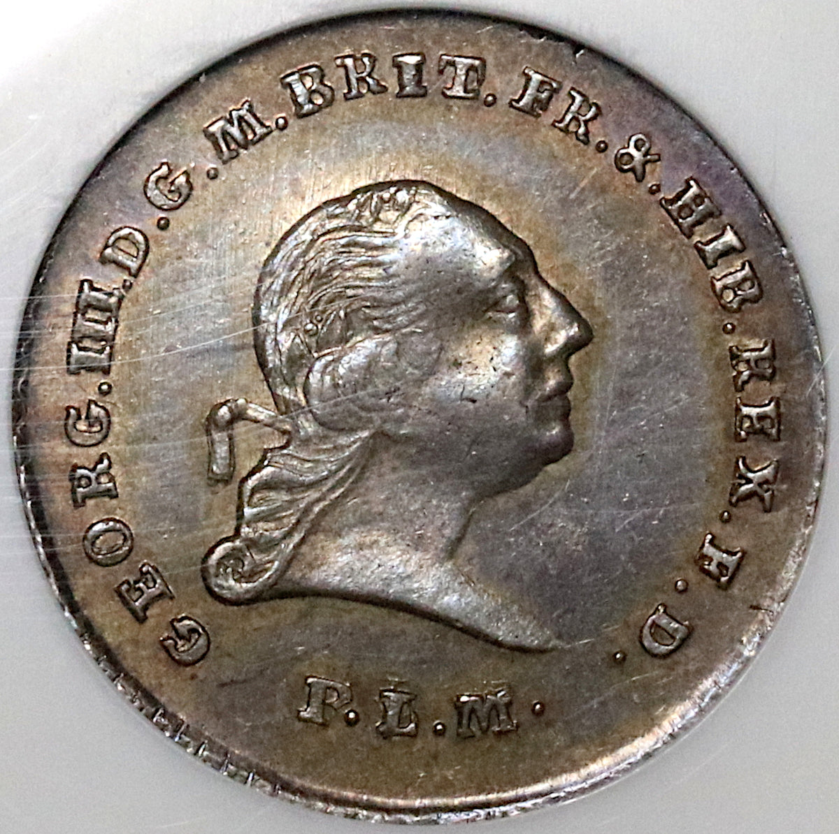 1798 NGC AU 58 Brunswick Hannover 1/6 Thaler George III German