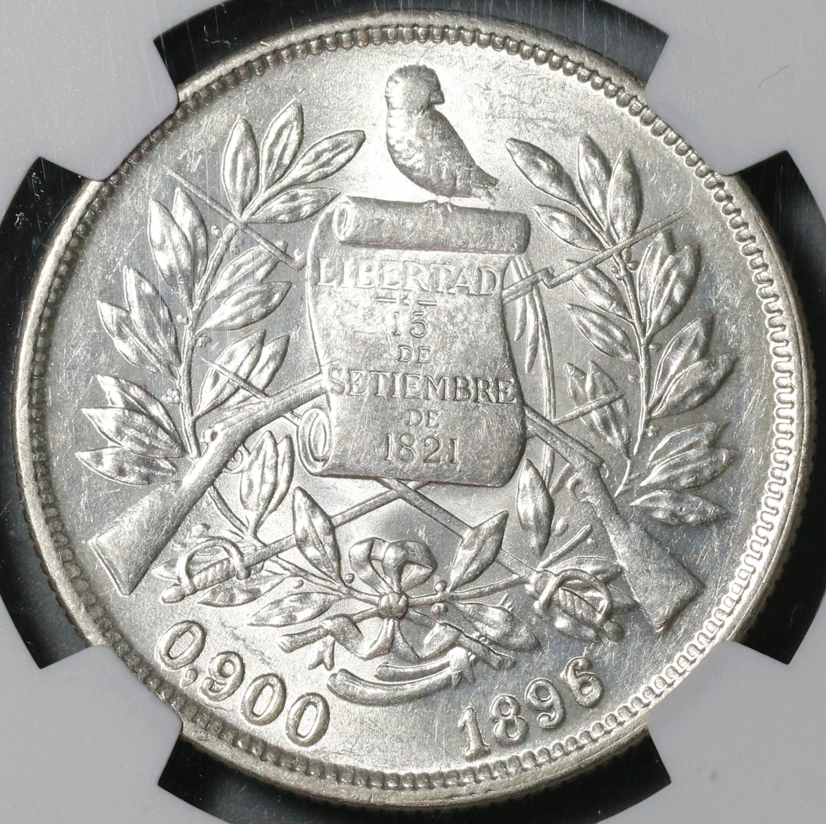 NGC AU DETAILS』プエルトリコ1ペソ銀貨（1895年） - コレクション