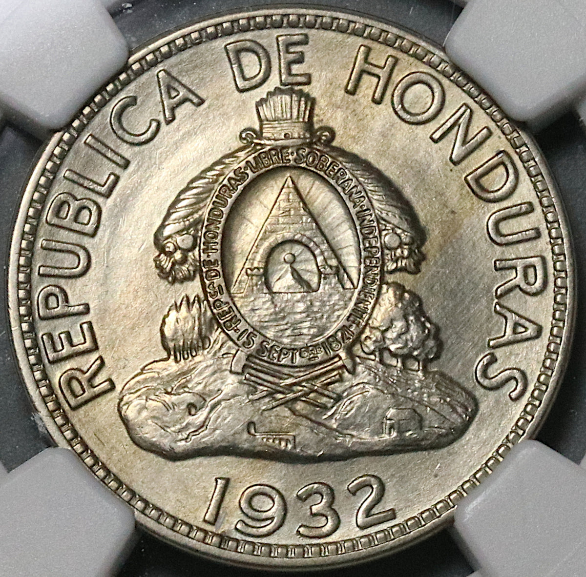 1932 NGC UNC Det Honduras 10 Centavos de Lempira Coin (21122504C