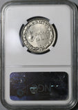 1924 NGC MS 65 Italy 1 Lira Seated Roma Victory Mint State Coin (21051602C)