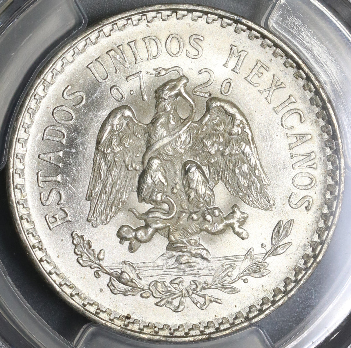 1927 PCGS MS 66 Mexico 1 Peso Key Date Silver Gem Mint State Coin