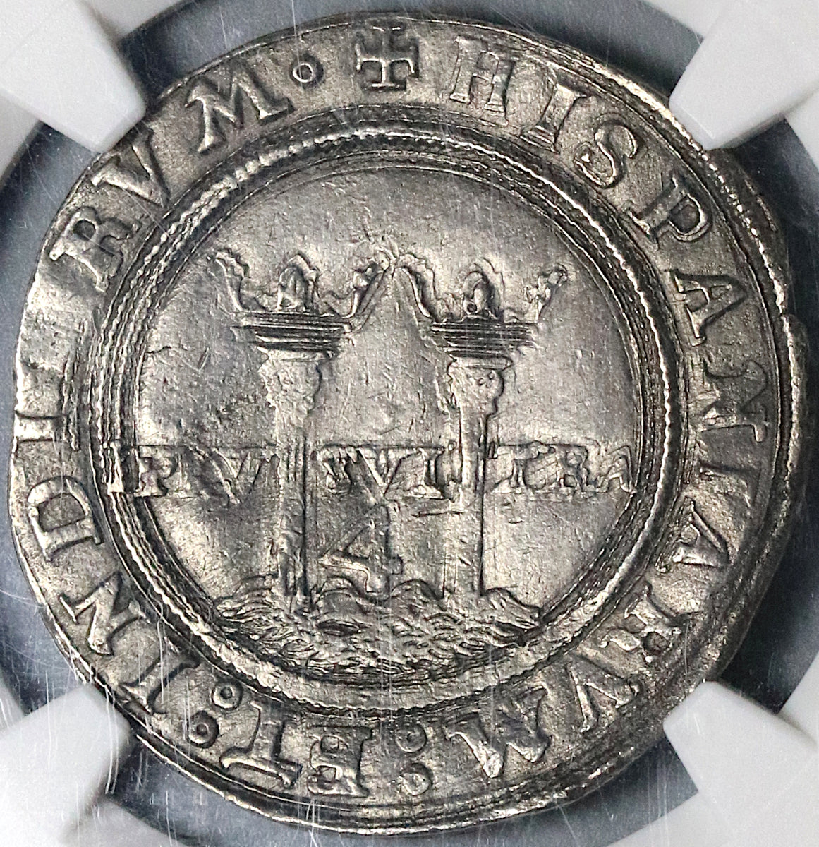1542-M NGC AU 55 Mexico 4 Reales Carlos Joanna Spain