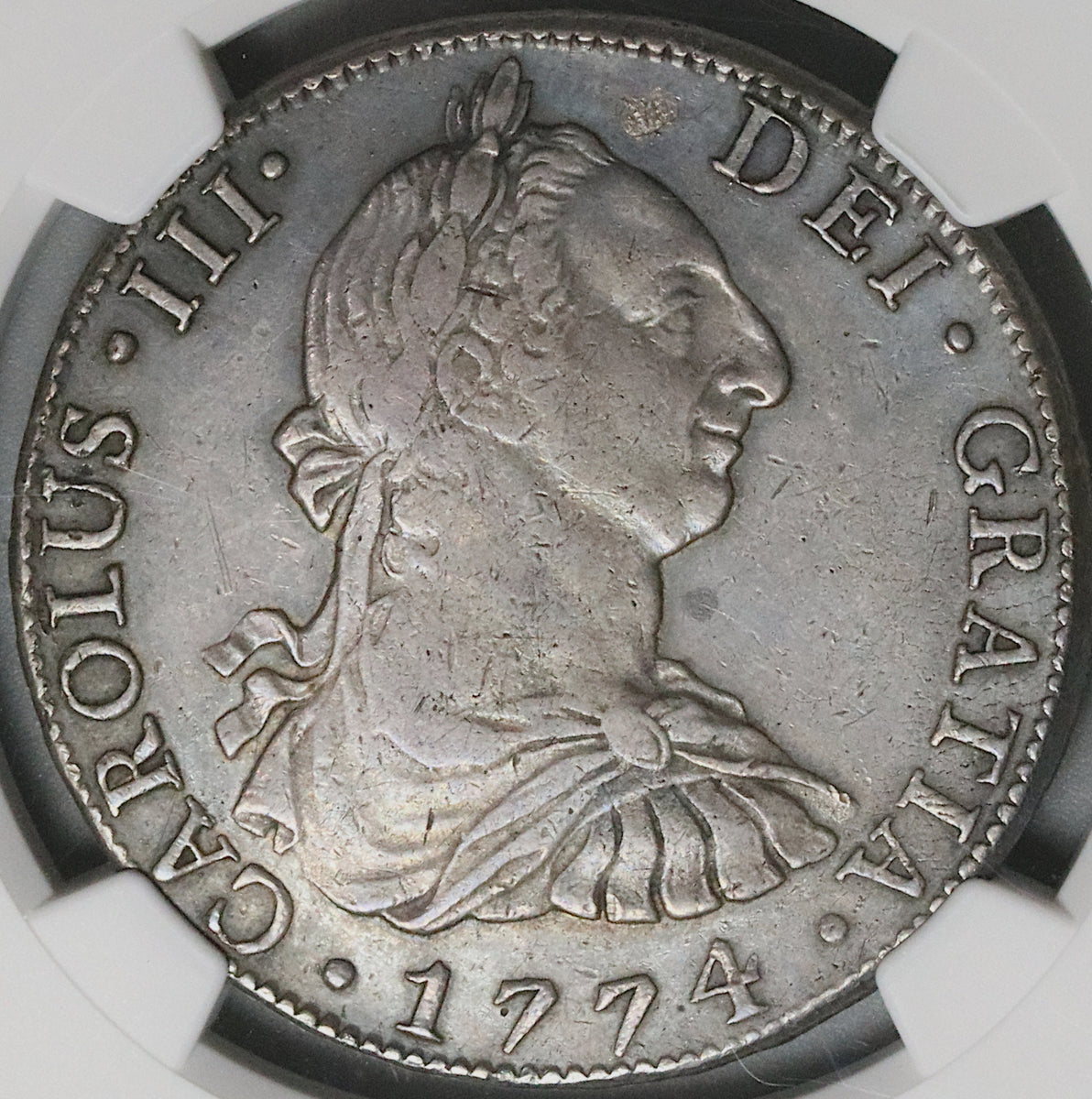 1774 NGC XF Mexico 8 Reales Charles III Spain Colonial Coin