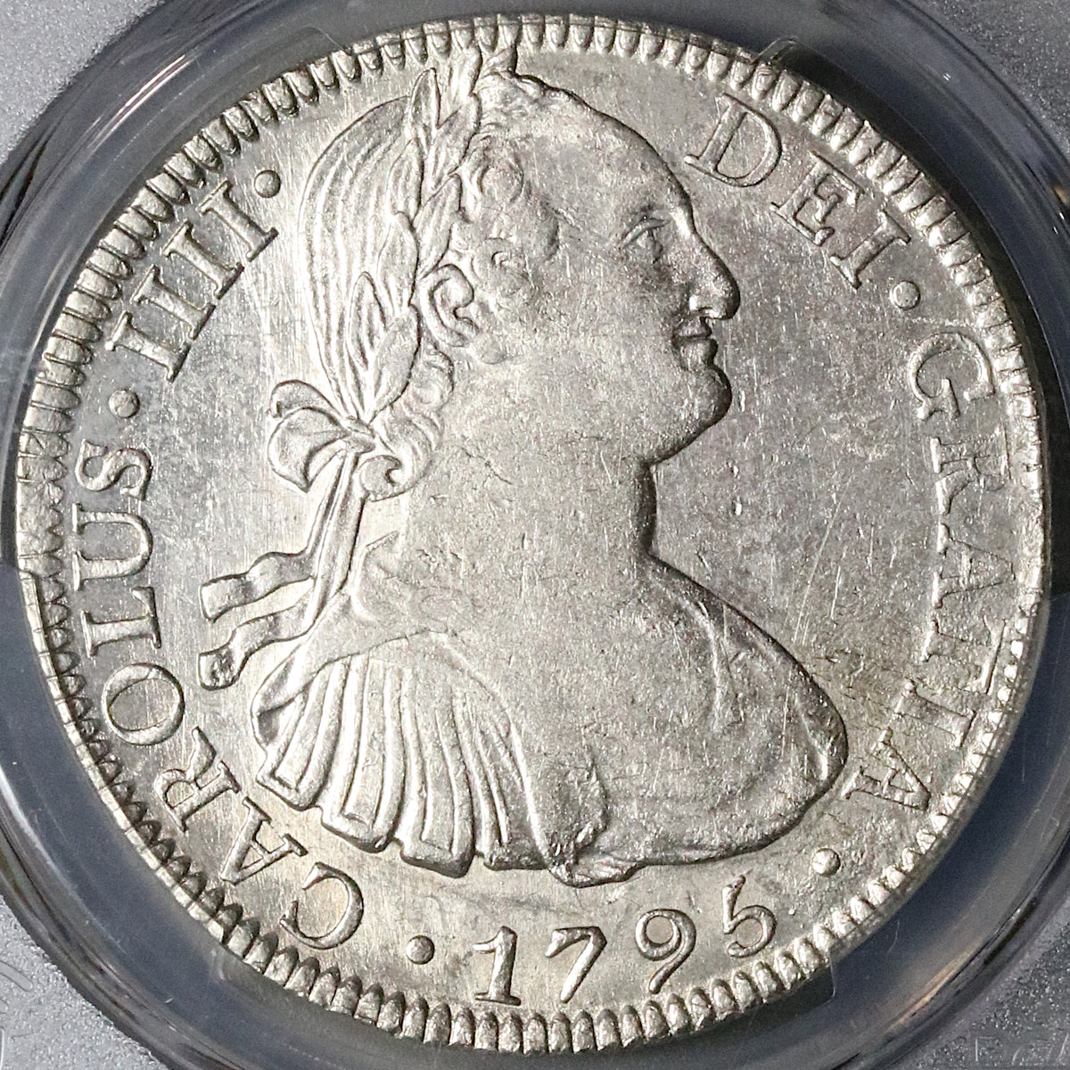 1795-Mo PCGS AU Mexico 8 Reales Charles IV Silver Dollar Spain