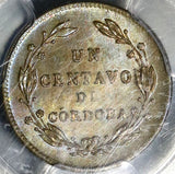 1943 PCGS MS 65 Nicaragua 1 Centavo Volcanos Coin POP 3/1 (20121103C)