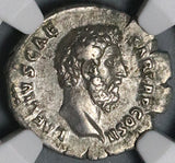 137 NGC XF Aelius Caesar Roman Empire Denarius Pietas Rare (21110201C)