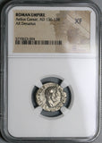 137 NGC XF Aelius Caesar Roman Empire Denarius Pietas Rare (21110201C)