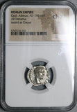 193 NGC Ch XF Clodius Albinus Caesar Roman Empire Denarius Rare Providentia Silver (21101301C)