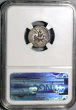 77 NGC VF Domitian Roman Empire Denarius Caesar on Horseback 5/5 4/5 (17120701D)