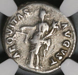 97 NGC VF Nerva Roman Empire Denarius Aequitas Scales Silver Coin (20071501C)