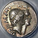 46 BC Cordius Rufus Denarius Roman Republic Dioscuri Venus Cupid ICG VF (21060401C)