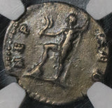 71 NGC VF Titus Caesar Roman Empire Denarius Neptune Pedigree (20020304C)