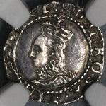 1601 NGC VF 35 Elizabeth I Penny Great Britain England Silver Coin POP 1/0 (21091402C)