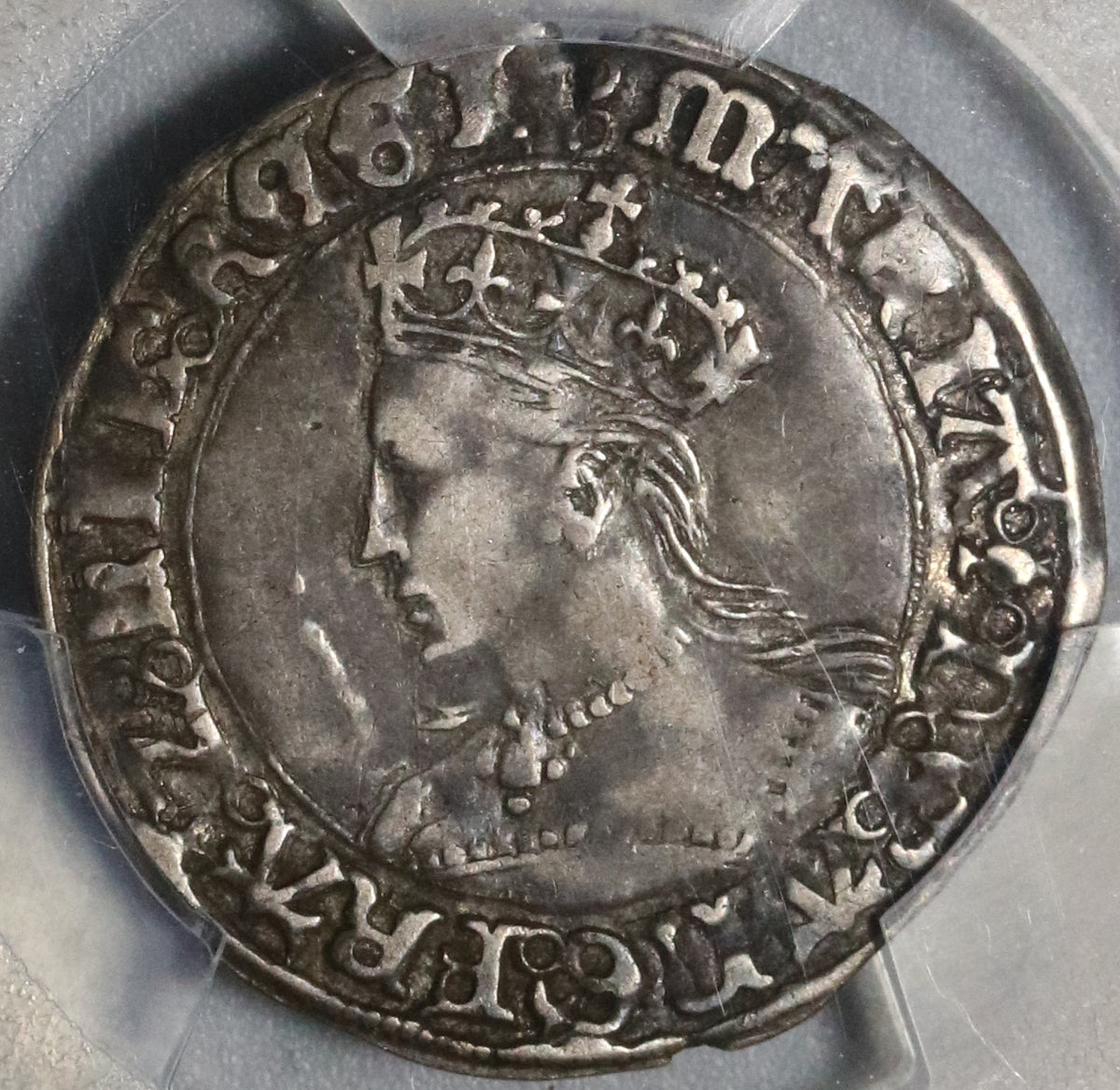 1553 PCGS VF 35 Queen Mary Groat 4 Pence Great Britain England