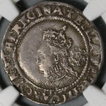 1572 NGC VF 35 Elizabeth I 6 Pence Inverted 2 Mint Error Britain England Hammered Silver Coin POP 1/0 (21052701C)