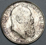 1911-D Bavaria Silver 2 Mark UNC Luitpold Birthday German State Silver Coin (23113003R)