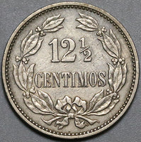 1896 Venezuela 12 1/2 Centimos XF Horse Coin (23113002R)