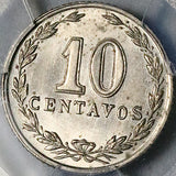 1897 PCGS MS 63 Argentina 10 Centavos Liberty Head Rare Coin POP 1/1 (26040801D)