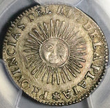 1826-RA PCGS XF 45 Argentina 2 Soles Rio Plata Province Sun Face Silver Coin (26060401C)