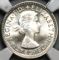 1962 NGC PF 64 Australia 6 Pence Gem Proof Elizabeth II 2k Coin (25042802C)