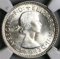 1962 NGC PF 64 Australia 6 Pence Gem Proof Elizabeth II 2k Coin (25042802C)