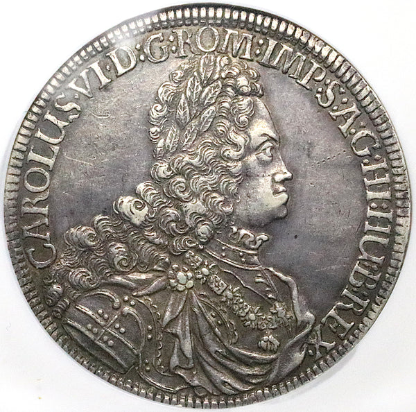 1721 NGC XF 45 Austria Thaler Charles VI Hall Mint Silver Coin (25042903C)