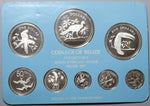 1977 Belize Tropical Birds Sterling Silver Proof Set 8 Coins 3.25 oz ASW (25070102R)