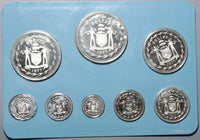 1977 Belize Tropical Birds Sterling Silver Proof Set 8 Coins 3.25 oz ASW (25070102R)