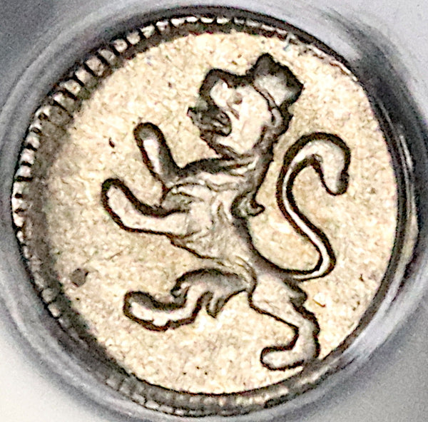 1799 PCGS AU 55 Bolivia 1/4 Real Charles IV Spain Colonial Lion Coin (25120701C)