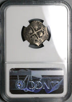 1684 NGC VF 20 Bolivia Cob 1 Real Potosi Charles II Spain Colonial Silver Coin (23052701C)