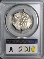 1685 PCGS AU 53 Bolivia Cob 2 Reales Potosi Spain Colonial Silver Coin POP 1/0 (23071801C)