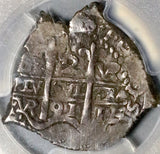 1691 PCGS XF 45 Bolivia Cob 2 Reales Potosi Charles II Spain Colony Pedigree Coin`POP 1/1 (26081703D)