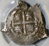 1691 PCGS XF 45 Bolivia Cob 2 Reales Potosi Charles II Spain Colony Pedigree Coin`POP 1/1 (26081703D)