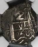 1768 NGC VF 35 Bolivia Cob 2 Reales Potosi Charles III Colonial Silver Coin POP 2/0 (26011901C)