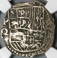 1612 Q/C NGC XF 40 Bolivia Cob 4 Reales Potosi Philip III Coin POP 1/3 (24111304C)