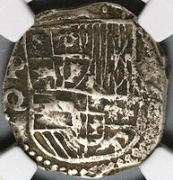 1612 Q/C NGC XF 40 Bolivia Cob 4 Reales Potosi Philip III Coin POP 1/3 (24111304C)