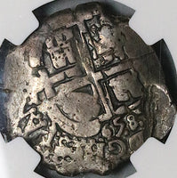 1658 NGC VF 30 Bolivia Cob 4 Reales Potosi Philip IV Silver Coin POP 1/0 (23071703D)