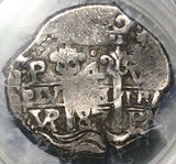 1687 PCGS VF 30 Bolivia Cob 4 Reales Potosi Charles II Silver Coin POP 1/3 (25120101C)