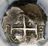 1736 PCGS VF 35 Bolivia Cob 4 Reales Philip V Colonial Silver Coin POP 1/1 (26090403C)