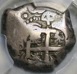 1738 PCGS VF 20 Bolivia 4 Reales Cob Potosi Philip V Colonial Silver Coin (25112801C)