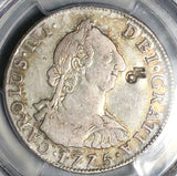 1775 PCGS XF Bolivia 4 Reales Potosi Charles III Spain Colony Chop Mark Silver Pirate Coin (25091403C)