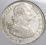 1799 NGC XF 45 Bolivia 4 Reales Potosi Charles IV Cuzco Hoard Silver Coin POP 1/3 (26032401D)