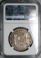 1808 NGC VF 25 Bolivia 4 Reales Overdate Error Potosi Charles IV Potosi Silver Coin (23081201C)