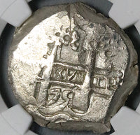 1751 NGC AU 58 Bolivia 8 Reales Cob Spain Ferdinand VI Silver Coin POP 3/2 (24042101D)