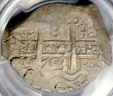 1753 PCGS XF 45 Bolivia 8 Reales Cob Spain Ferdinand VI Colonial Pirate Silver Coin (26082901C)