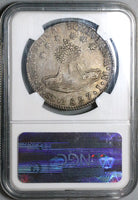 1827 NGC XF 40 Bolivia 8 Soles Bolivar Potosi Alpaca Silver Coin (23071601D)