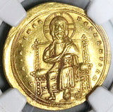 1028 NGC AU Romanus III Byzantine AV Gold Histamenon Nomisma Christ Enthroned (25121201C)