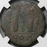 491 NGC Gen Anastasius I Byzantine Empire Æ Follis Constantinople Large Flan (26062204C)