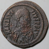491 Anastasius I Byzantine Empire Æ Follis Ch VF Constantinople Mint Large Size (26060701R)