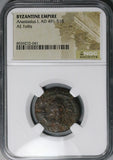491 NGC Gen Anastasius I Byzantine Empire Æ Follis Constantinople (26060703C)